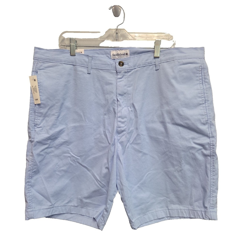 Saddlebred Comfort Flex Shorts Mens 40W Blue Classic Fit Stretch 9"‎ Inseam NWT